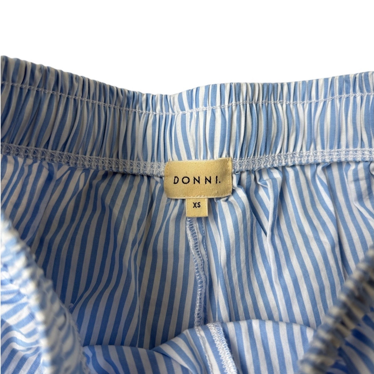 $165 Donni. Stripe Cotton Pop Pants - Xs — image 7 of 8